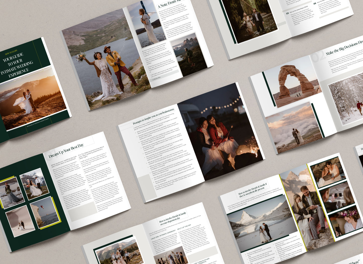 The Elopement & Intimate Wedding Client Guide - with 100 pre-written pages + Canva & InDesign Template